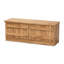 Banc de rangement en bois pour chaussures Gracelynn