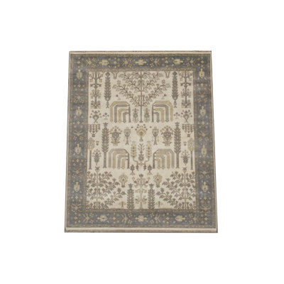 Tapis ivoire 8 x 10 Oushak