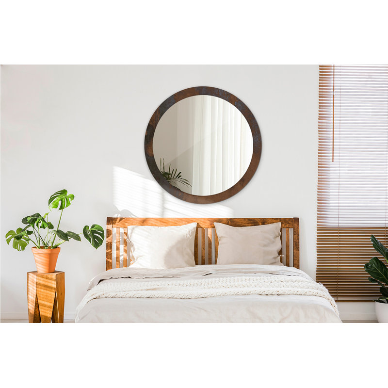 Huldar Glass Flat Wall Mirror
