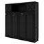 Lit escamotable peu encombrant avec armoires de rangement-1464277765