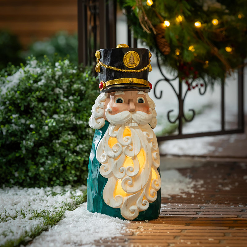 Statue de jardin DEL casse-noisette, H 16 po
