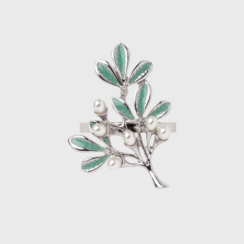 Mistletoe Napkin Rings