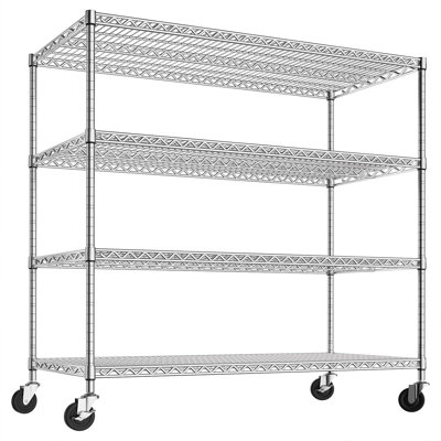 Nijal 60 " W Steel Shelving Unit