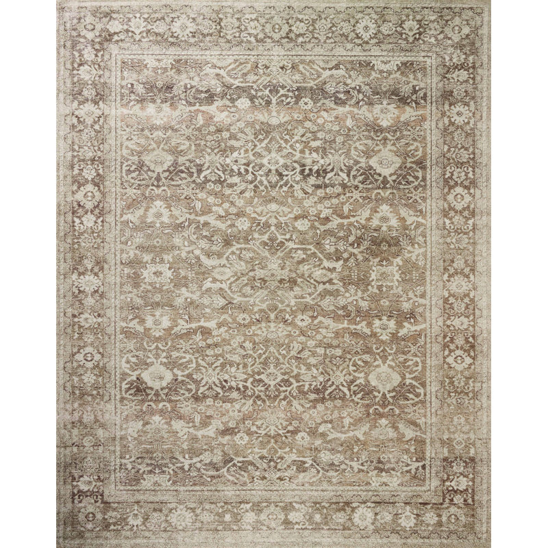 Magnolia Home by Joanna Gaines x Loloi Wimberly Bark / Ivory Area Rug, Rectangle 7'9" x 9'9"