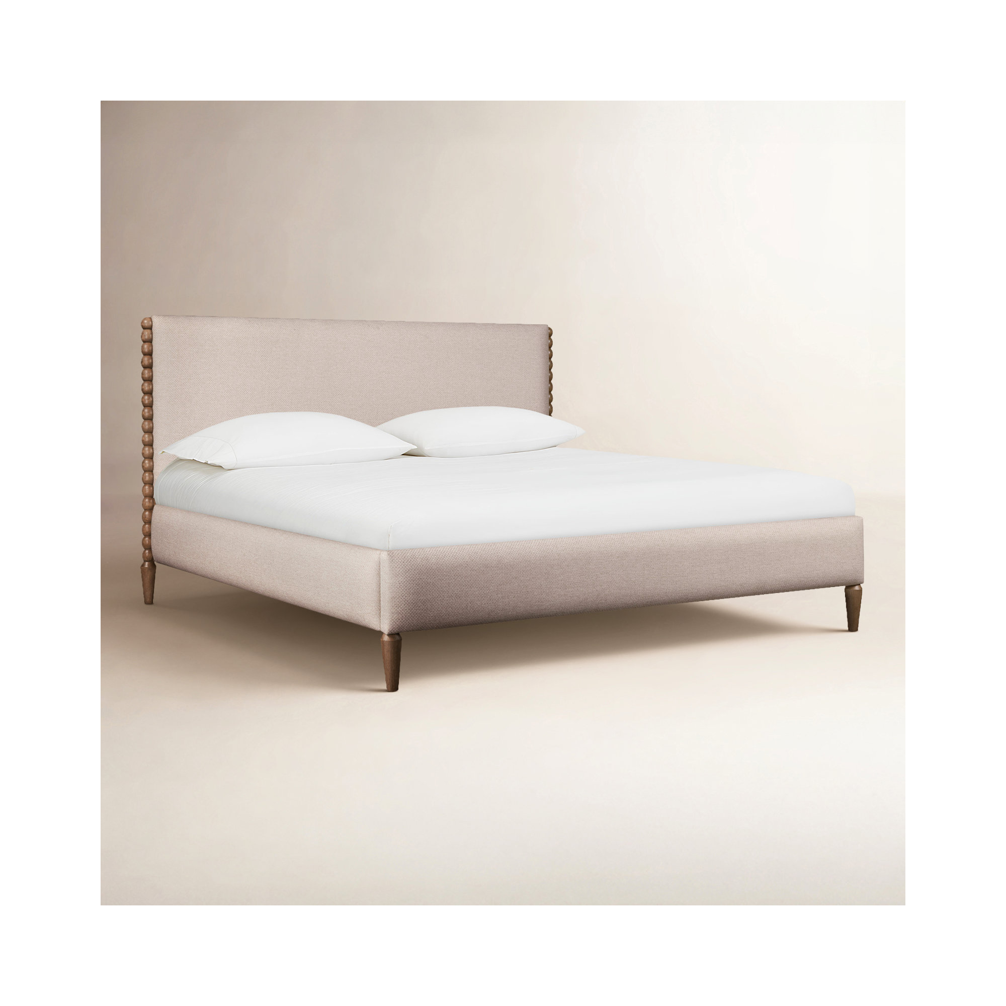 August Upholstered Platform Bed, California King