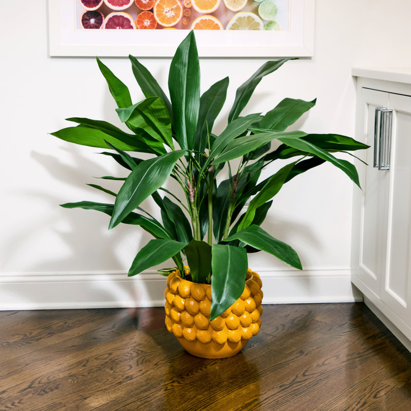 12.5" Resin Lemon Planter