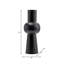 Ensemble de vases modernes sculpturaux, fabrication en métal et en aluminium avec une silhouette géométrique audacieuse, décor décoratif contemporain, design artistique durable-687438452