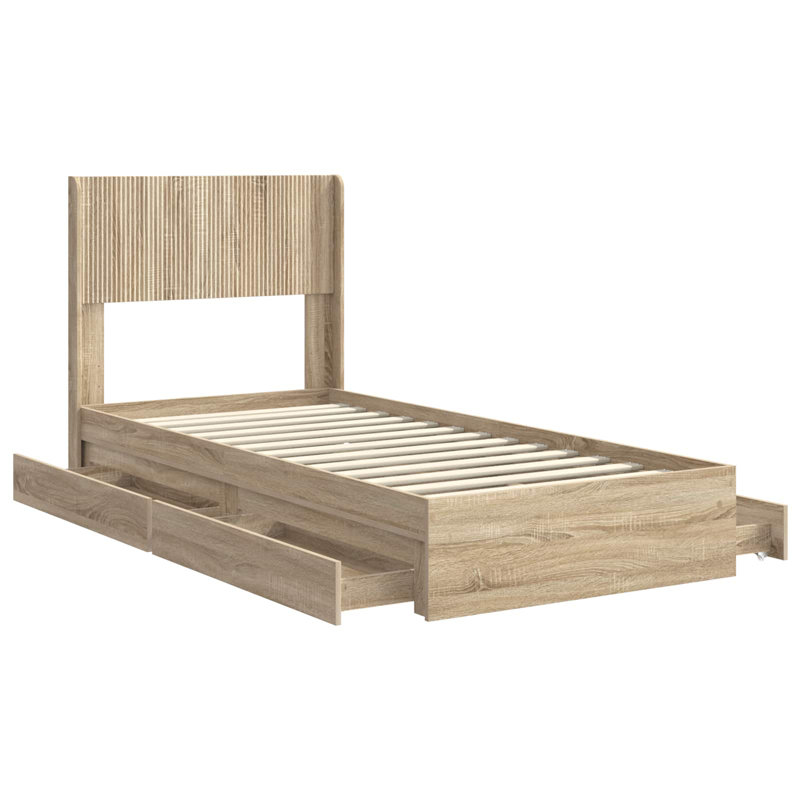 Bed, Sonoma Oak, Single (3')