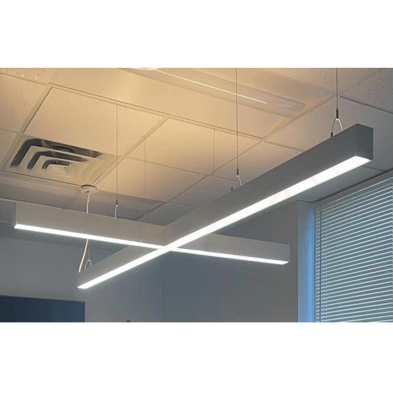 Paquet de 1 joint - forme en T pour le raccordement de la lumière DEL suspendue vers le haut et le bas linéaire blanc