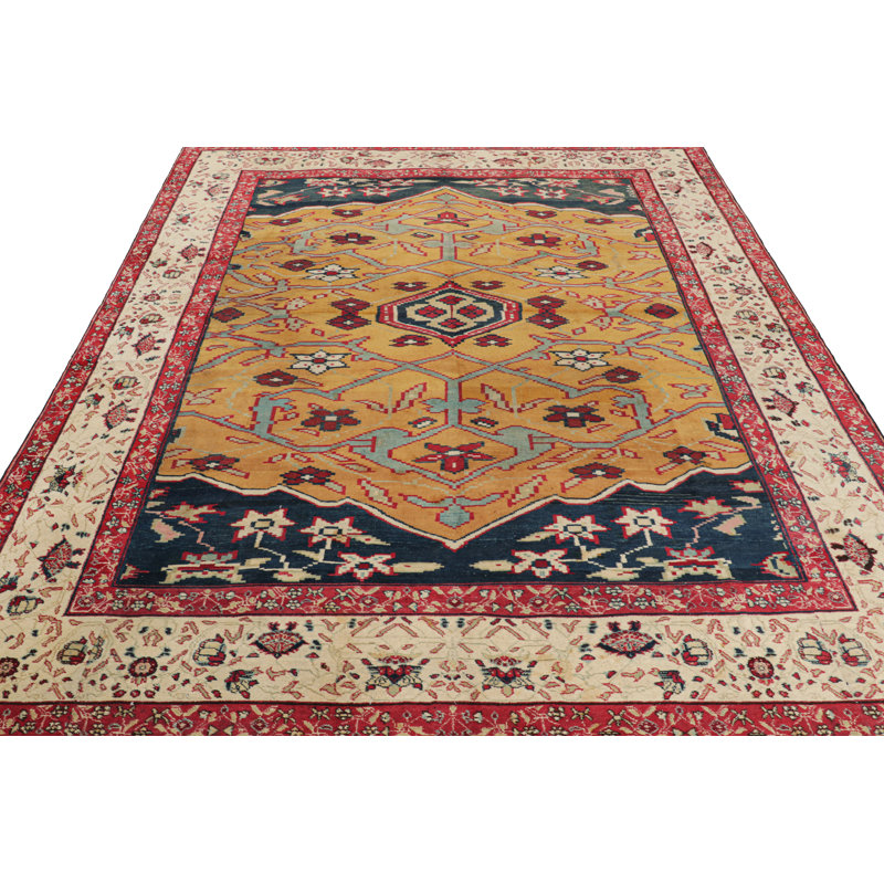 One-of-a-Kind 7'10”x9'10” Hand Knotted Area Rug