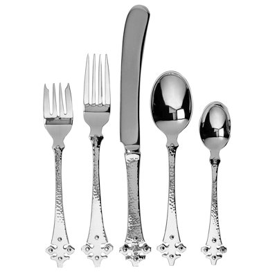 Astoria Grand Gerardi Stainless Steel Flatware Set - Service for 8