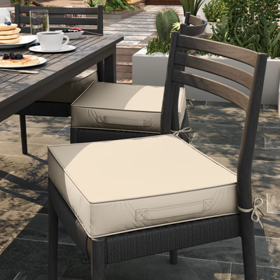 Coussins de siège d'extérieur 24 x 24 x 5 Coussins de chaise d'extérieur