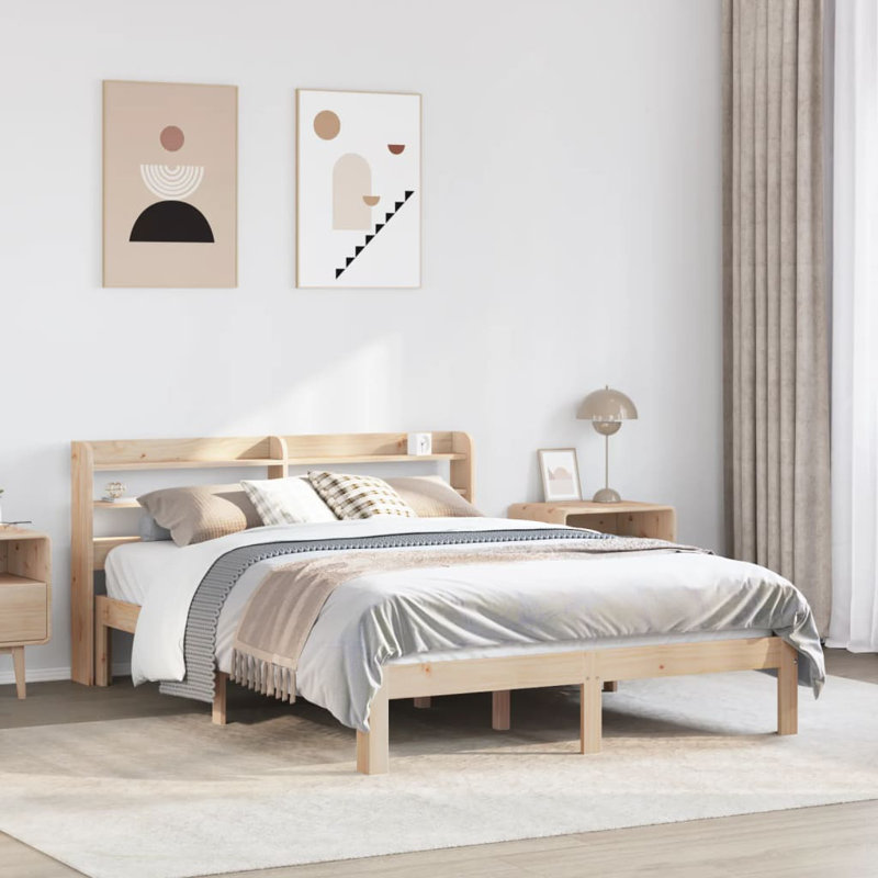 Bed Frame, 120 x 200cm, Brown