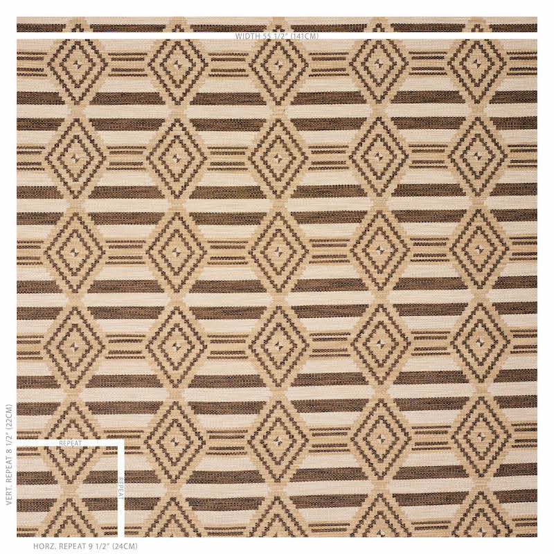 Manta Performance Fabric, Brown/ Neutral