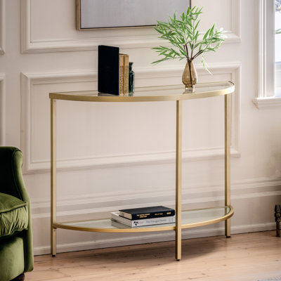 Richman 100cm Glass Top Console Table