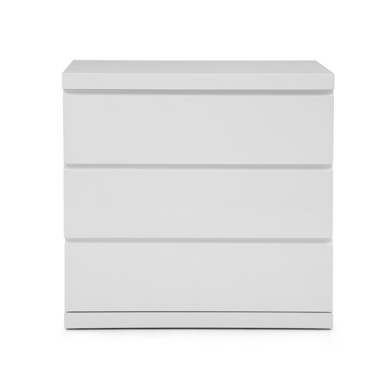 Abdulkadyr 30'' W Nightstand, White