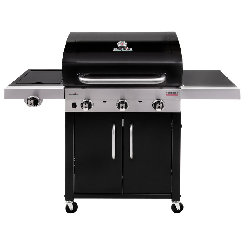 Char-Broil Performance Series  340B - 3 Burner Gas Barbecue Grill with TRU-Infrared  technology, Black Finish