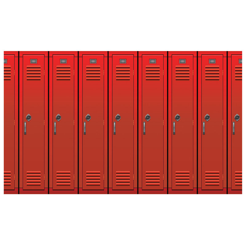 Lockers Backdrop - 4' x 30' - Pack of 6
