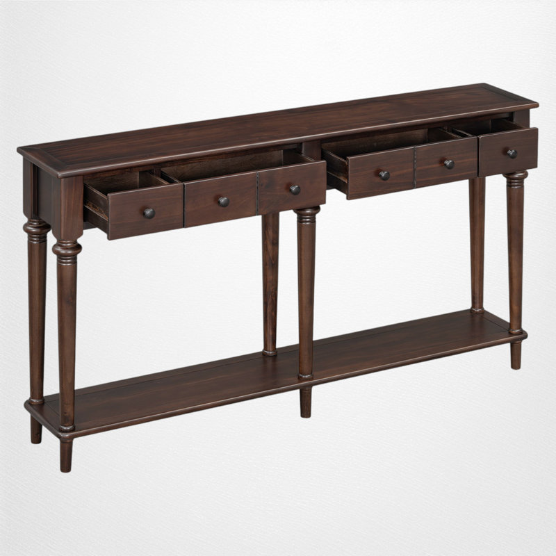 Console 59,8 po Donnovan, Noir antique