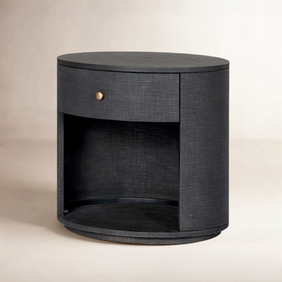 Amelia Oval One Drawer 26" Nightstand