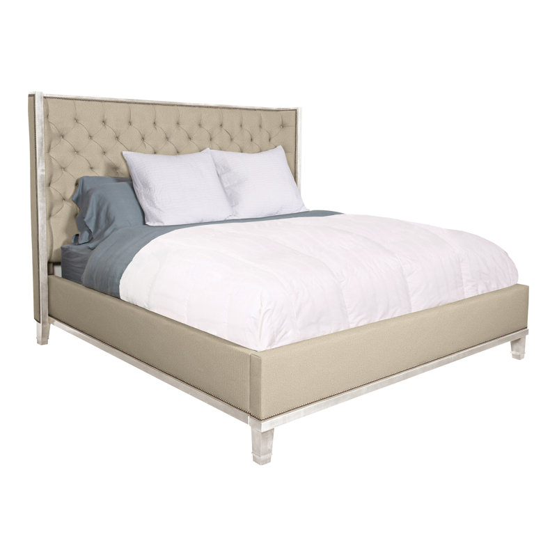 Michael Weiss Barrett Queen Bed, Casa Blanca, Tuck Linen, Yes