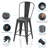 Frese Iron Counter Stool with Steel Frame-1269518358