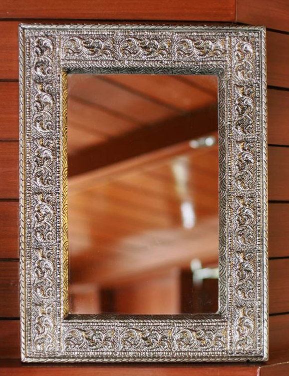 Abney Flat Mirror, 22.5" H x 16.5" W