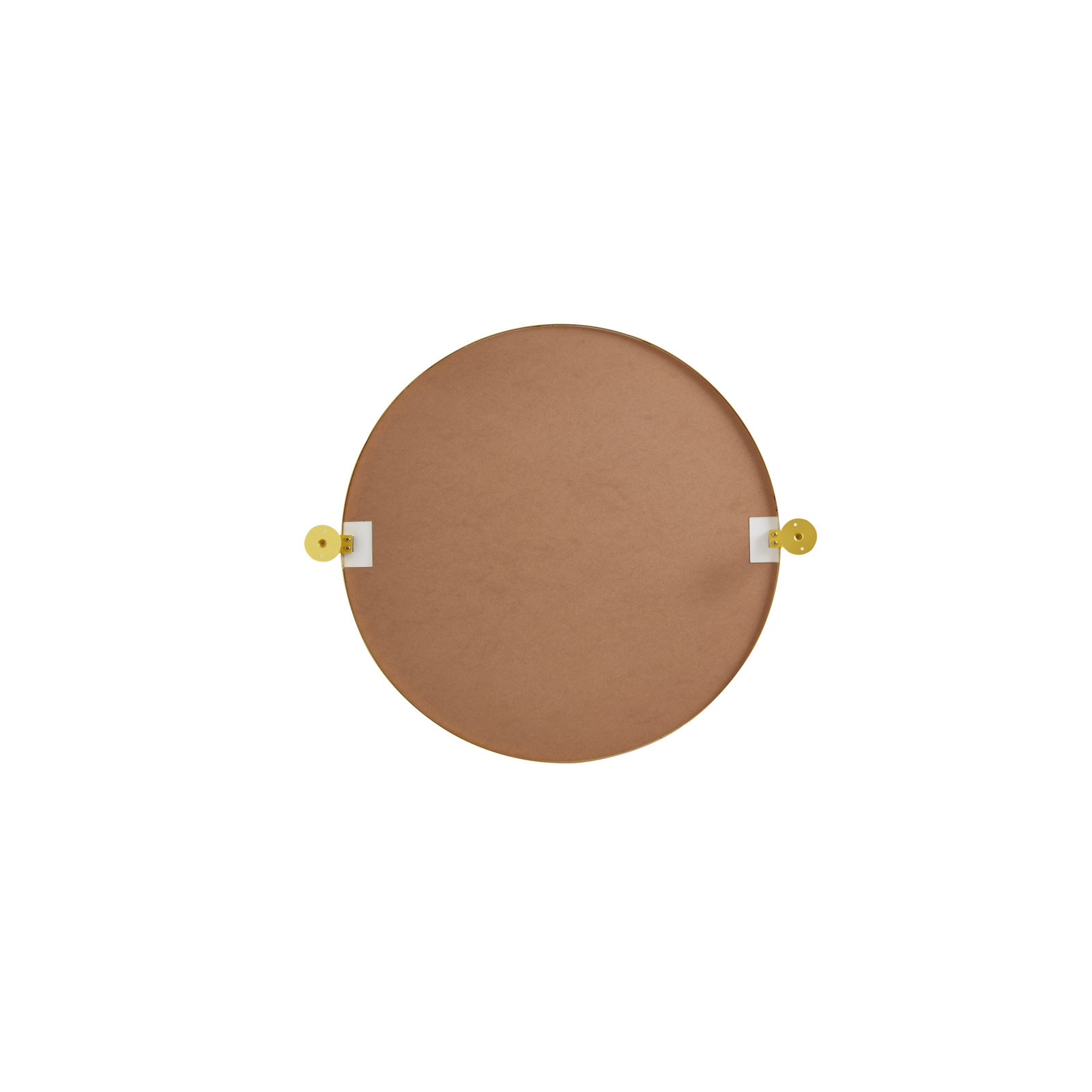 Belfield Metal Wall Mirror, 24" x 24", Gold