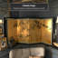 24" Leaf Bamboo 4 Panel Room Divider-2026237507