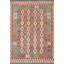 Tapis décoratif en laine South Western Kilim 4 x 6