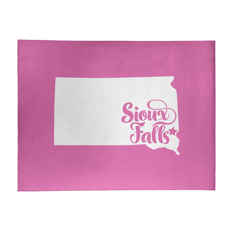 Tapis en poly-chenille south sioux chute south, Rectangle 5 pi x 7 pi