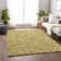 Premium Machine Washable Harsukhman AMF111 Yellow Rug