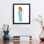 'The Actress' Framed Print Wall Art-1880075990