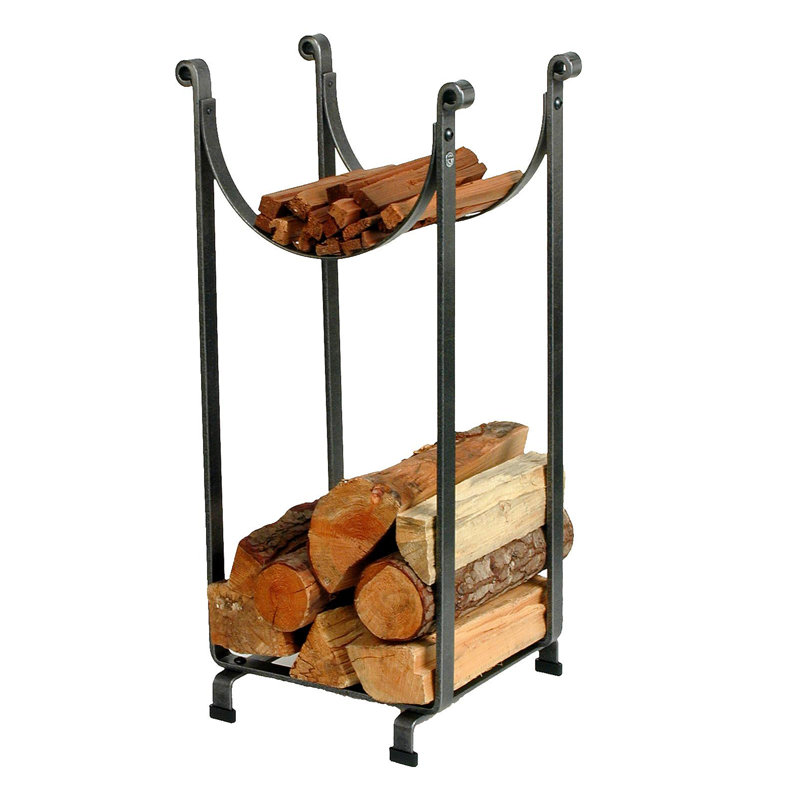 Handcrafted Sling Fireplace Log Rack