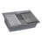 Ruvati 33-inch Granite Composite Quartz Workstation Drop-in Topmount Kitchen Sink Urban Gray --63646587