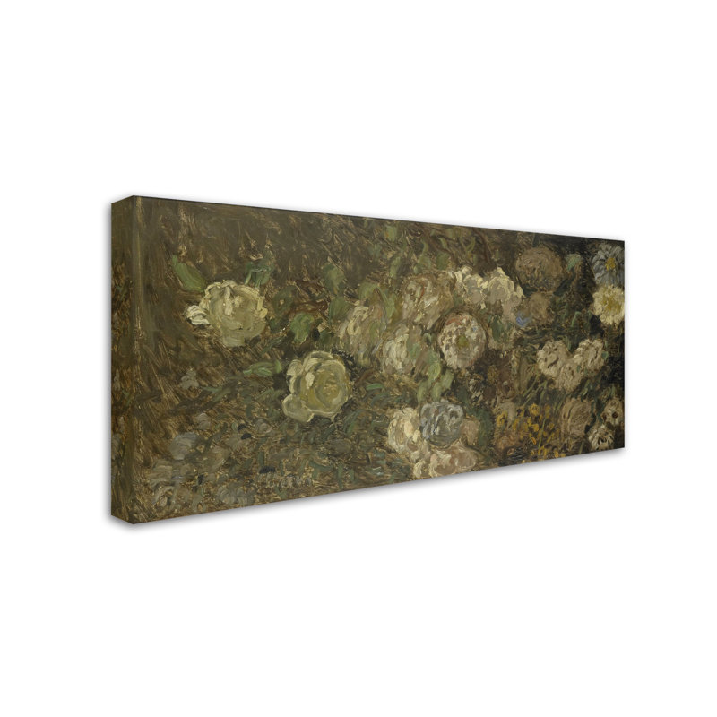 « bloeman », reproduction sur toile tendue, H 24 po x l 47 po