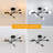 Fahren 6-Light  Sputnik Sphere Semi Flush Mount Ceiling Light-1115910260