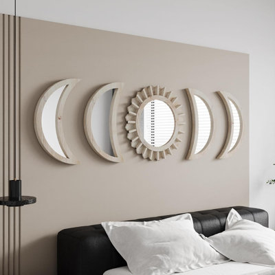Lunar Phase Mirror Set