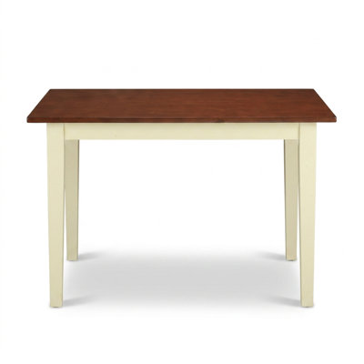 Ensemble de salle à manger rectangulaire avec rallonge de rangement intégrée