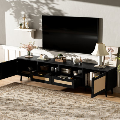 Meuble télé Modern Farmhouse Rattan