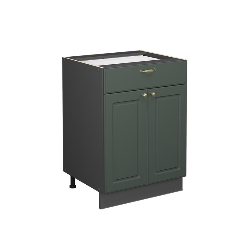 Drawer Cabinet, Green/White