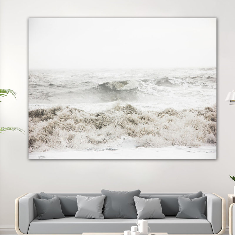 Breaking Waves par Design Fabrikken, reproduction de photo sur toile tendue