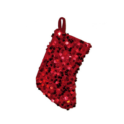Mini chaussette de Noël 8 po