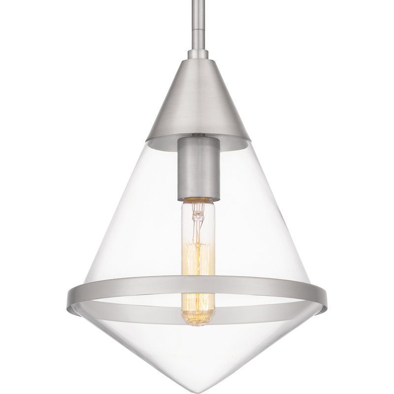 Calaysia 1 - Light Geometric Pendant, Brushed Nickel