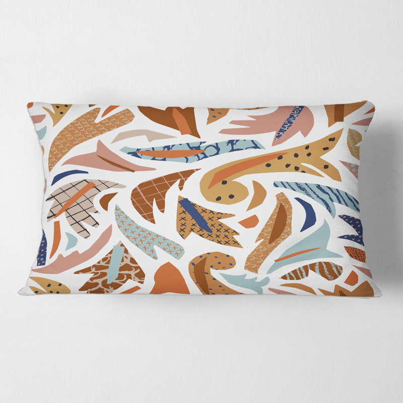 Abstract Throw Pillow