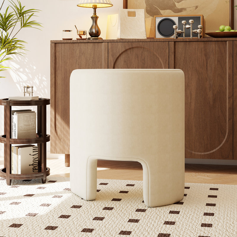 Fauteuil Beall, Beige