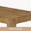 Bureau d'ordinateur en bois massif 63 po-705799729