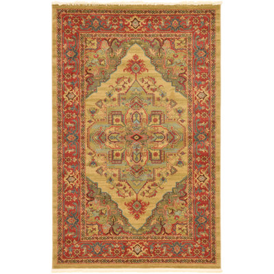 Tapis oriental brun clair Eesi