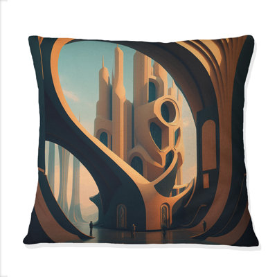 Coussin Futuristic Architectural Building V - Monuments