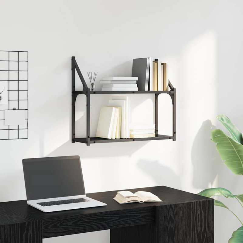 Floating Shelf, Black Oak